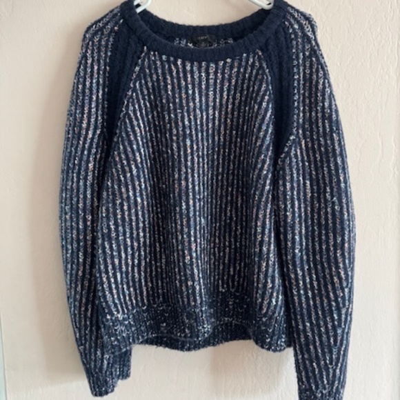 Women's blue J. Crew scoop neck sweater, size M - Picture 1 of 3